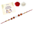 Blessed Bond Rakhi with Beads & Rudraksh