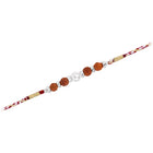 Blessed Bond Rakhi with Beads & Rudraksh