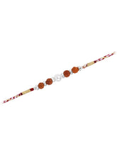 Blessed Bond Rakhi with Beads & Rudraksh