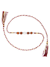Blessed Bond Rakhi with Beads & Rudraksh