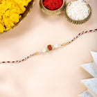 Rudraksh Thread with Silver Grace Rakhi