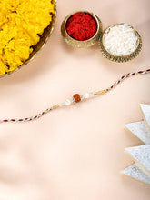 Rudraksh Thread with Silver Grace Rakhi