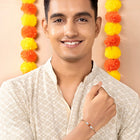 Rudraksh Thread with Silver Grace Rakhi