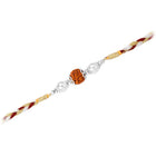 Rudraksh Thread with Silver Grace Rakhi
