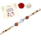 Sterling Rakhi with Shining Beads