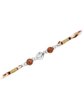 Sterling Rakhi with Shining Beads