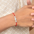 925 Sterling Silver Beaded Rakhi