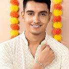 Sterling Silver Rakhi Weave Design Band