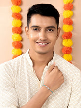 Sterling Silver Rakhi Weave Design Band