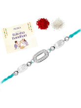 Sterling Silver Rakhi Weave Design Band