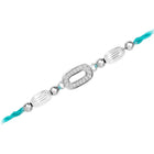 Sterling Silver Rakhi Weave Design Band