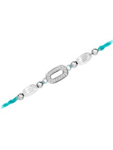 Sterling Silver Rakhi Weave Design Band