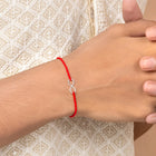 Infinity Love Sterling Silver Rakhi