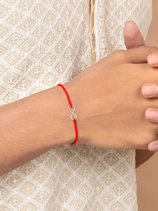 Infinity Love Sterling Silver Rakhi