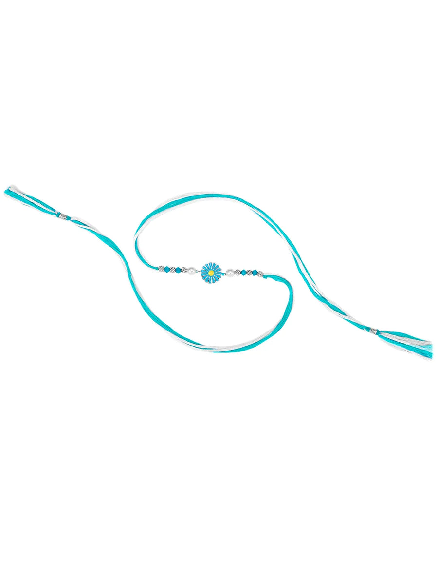 Bloom Inspired Sterling Silver Rakhi