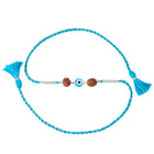 Silver Evil Eye Rudraksh Rakhi