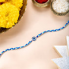 Sterling Rakhi with Evil Eye Bead
