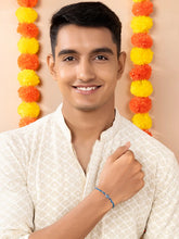 Sterling Rakhi with Evil Eye Bead