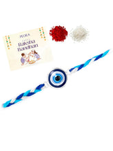 Sterling Rakhi with Evil Eye Bead