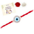 925 Silver Thread Rakhi with Evil Eye