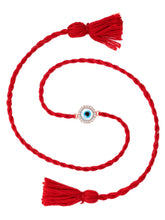 925 Silver Thread Rakhi with Evil Eye