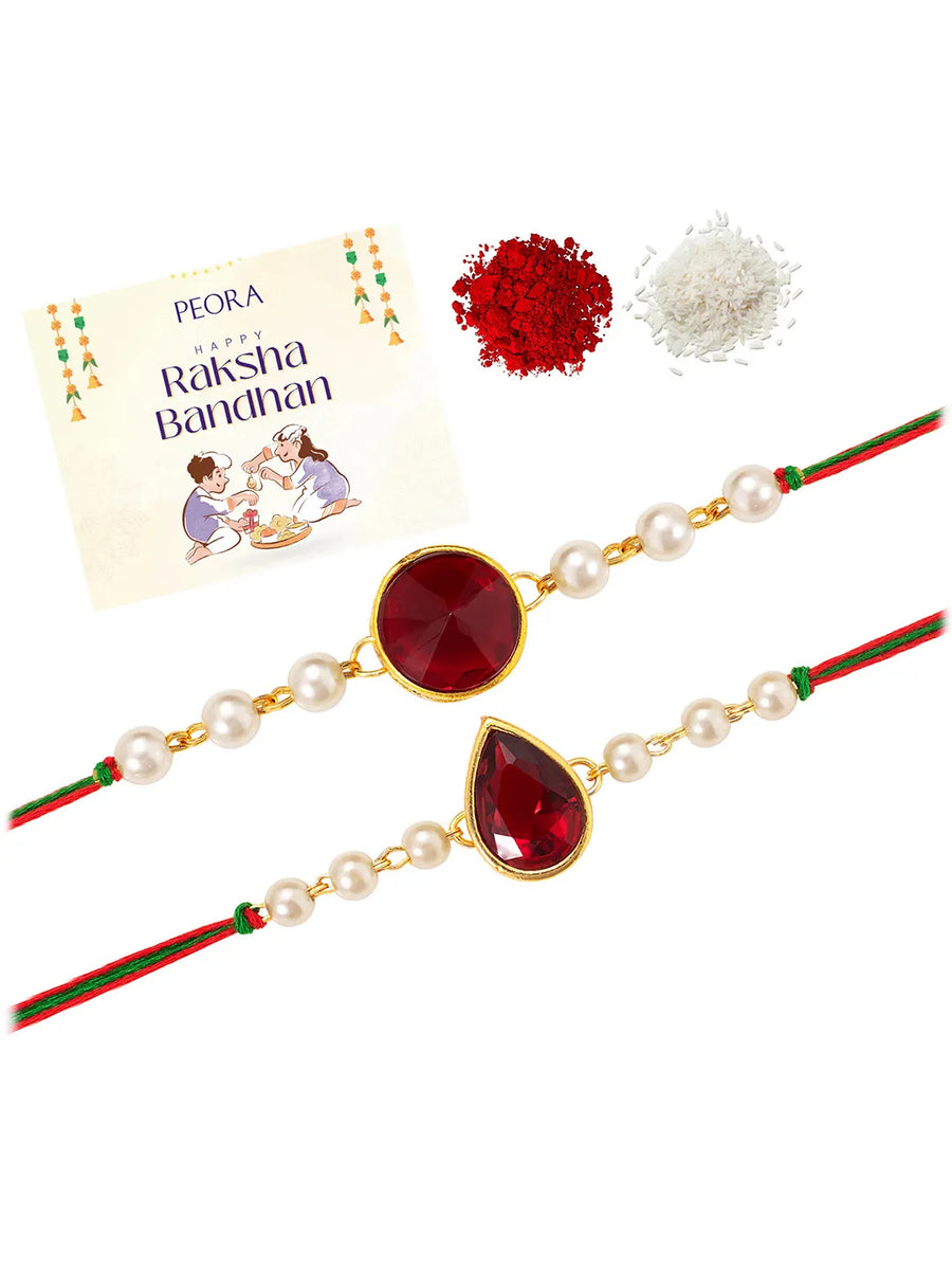 Peora Rakhshabandhan Thread Rakhi for Brother Bhaiya