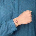 Peora Pearl Shine & Crystal Charm Rakhis