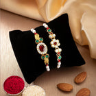 Peora Radiant Rakhi with Pearls & Stones