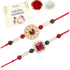 Peora Embellished Beads & Crystal Bhai Rakhi