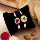 Peora Embellished Beads & Crystal Bhai Rakhi