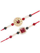 Peora Embellished Beads & Crystal Bhai Rakhi