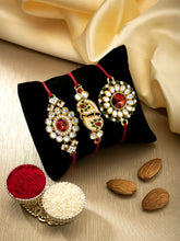Peora Crystal Touch Kundan Thread Rakhi