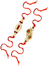 Peora Kundan Handwoven Rakhi for Eternal Bond