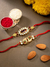 Peora Kundan Handwoven Rakhi for Eternal Bond