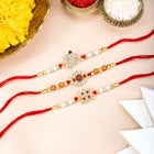 Protective CZ Rakhi with Holy Symbols