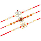 Protective CZ Rakhi with Holy Symbols
