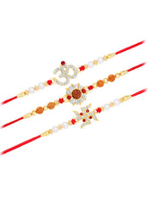 Protective CZ Rakhi with Holy Symbols