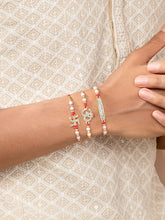 Om Swastik Rakhi with Sparkling CZ