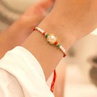 Peora Kundan Beaded Rakhi for Brother | Set of 3