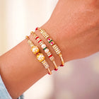 Peora Rudraksha Crystal Rakhi for Brother | Set of 3