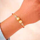 Peora Rudraksha Crystal Rakhi for Brother | Set of 3