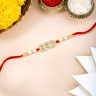 Sparkling BRO Rakhi with CZ Stones