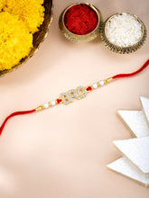 Sparkling BRO Rakhi with CZ Stones
