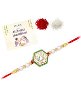 Contemporary Rakhi with Pearl Charm