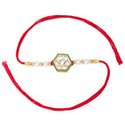 Contemporary Rakhi with Pearl Charm