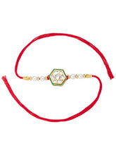 Contemporary Rakhi with Pearl Charm