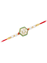 Contemporary Rakhi with Pearl Charm