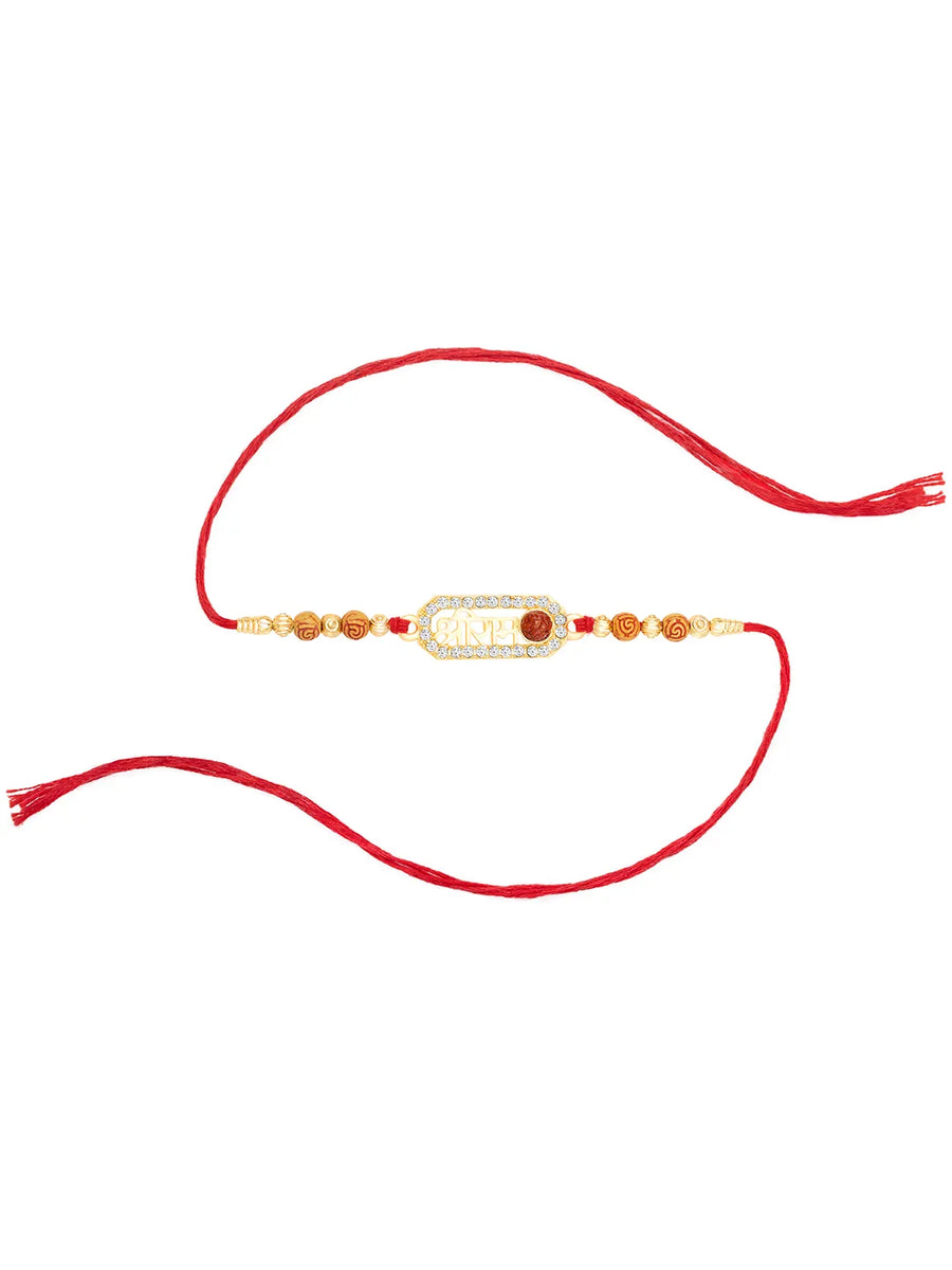 Rudraksha Rakhi with Shree Ram