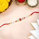Crystal & Pearl Studded Rakhi Thread