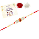 Crystal & Pearl Studded Rakhi Thread